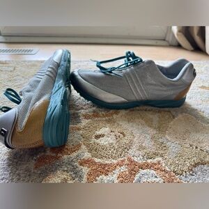 Adidas by Stella McCartney Gray and Teal Sneakers